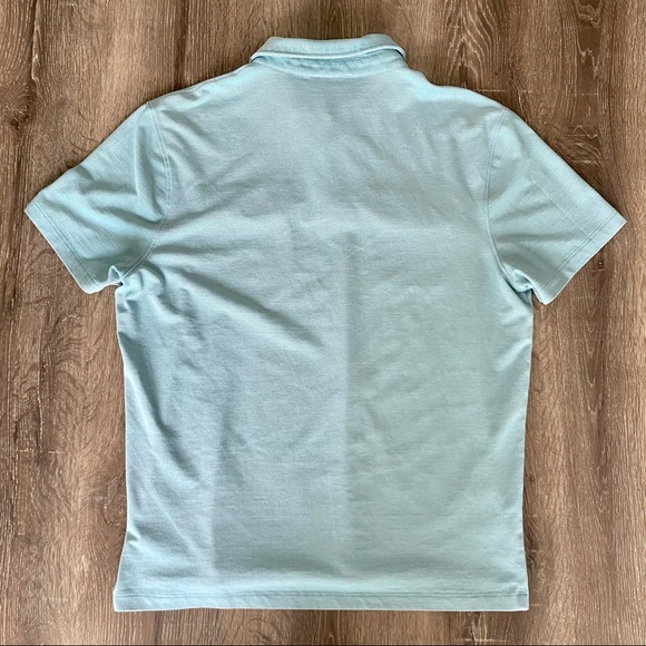 Michael Kors Mint Green Luxury Knit Polo Shirt - Picture 8 of 9